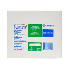 sur fit natura durahesive ostomy barrier with 0 5 0 8 inch stoma opening sur fit natura durahesive ostomy barrier mk461893bx