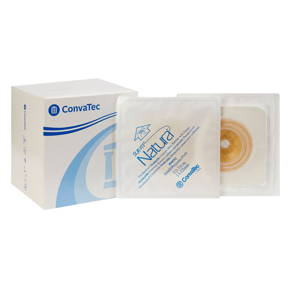 Ostomy Barrier Sur Fit Natura Durahesive Moldable, Extended Wear Acrylic Tape 45 mm Flange Sur Fit Natura System 1/2 to 7/8 Inch Opening