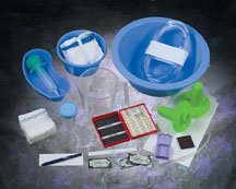 Surgical Single Basin Set Up Kit Medline Sure Set Single Basin