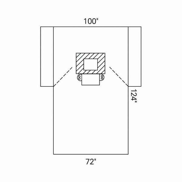 Surgical Drape Chest Drape 100 W X 72 W X 124 L Inch Sterile