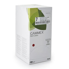 surgical glove gammex non latex size 7 sterile polyisoprene standard cuff length micro textured green chemo tested packaging type case