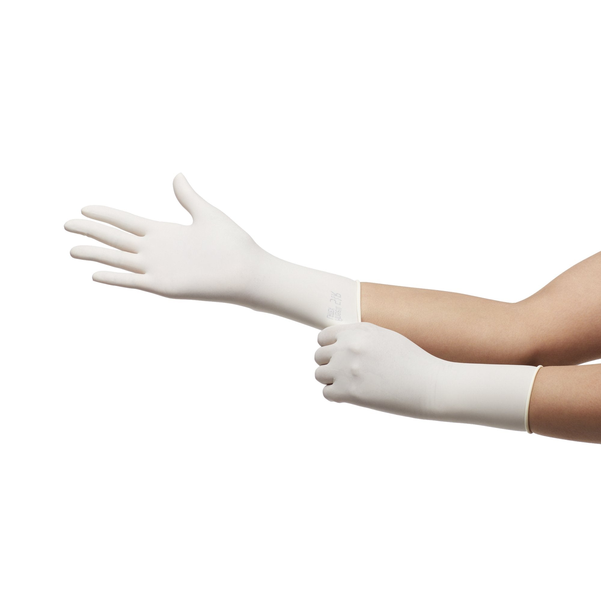surgical glove mckesson perry size 5 5 sterile latex standard cuff length smooth cream not chemo approved packaging type box