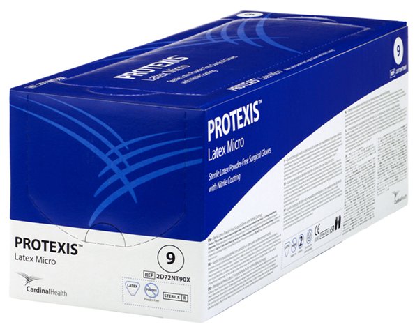 Surgical Glove Protexis Latex Micro Size 8.5 Sterile Latex Standard Cuff Length Smooth Light Brown Not Chemo Approved