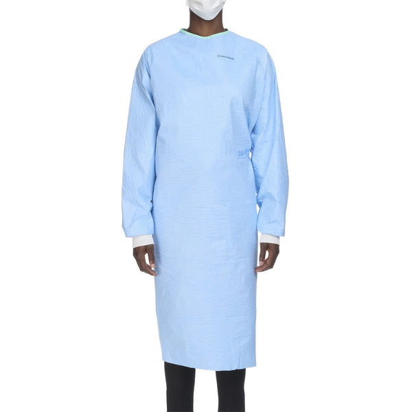Surgical Gown with Towel Aero Blue Large Blue Sterile AAMI Level 3 Disposable
