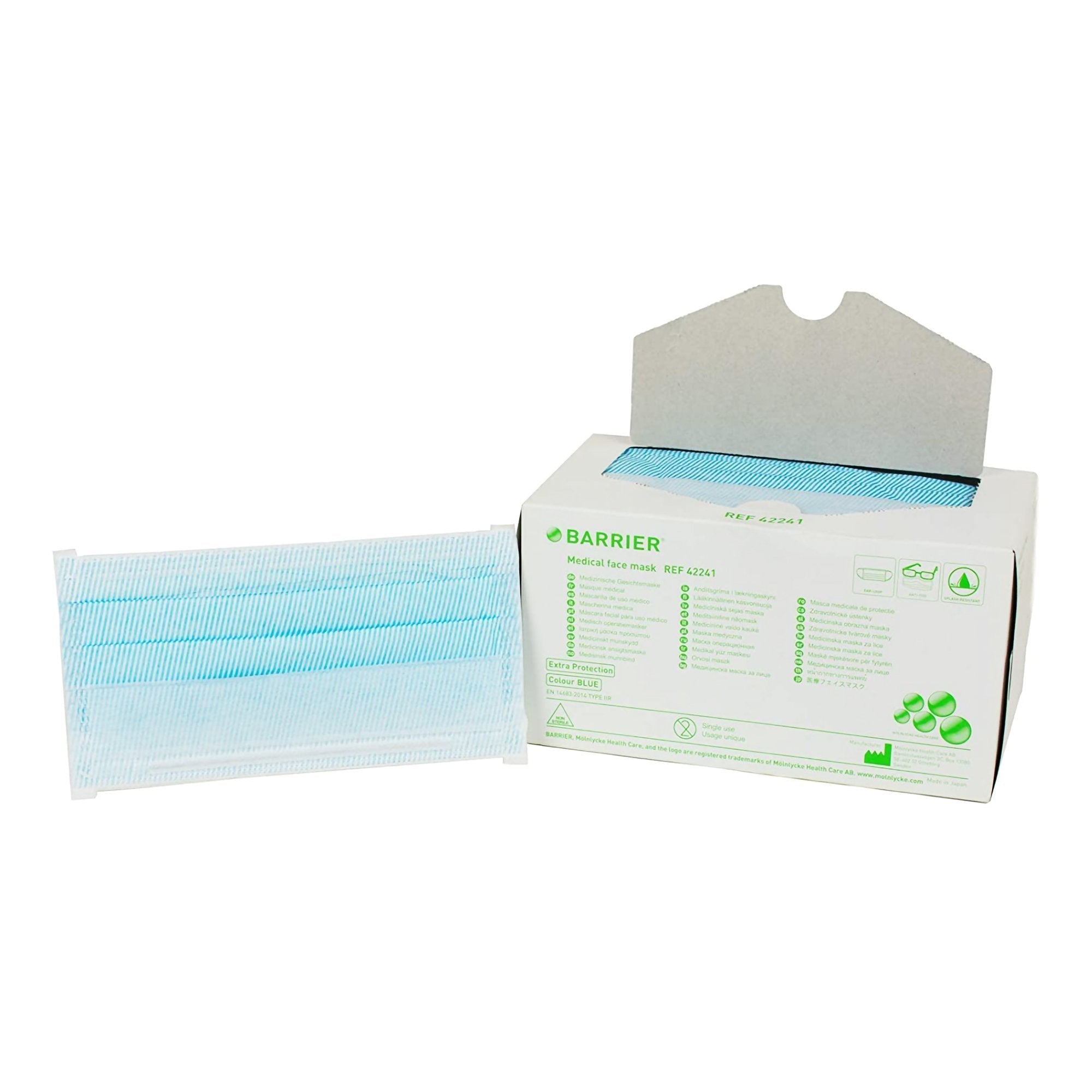 Surgical Mask Barrier Extra Protection Anti fog ASTM Level 3 earloops One Size Fits Most
