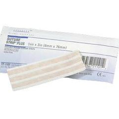 Skin Closure Strip Suture Strip Plus 1/4 X 4 Inch Nonwoven Polyamide Flexible Strip Tan