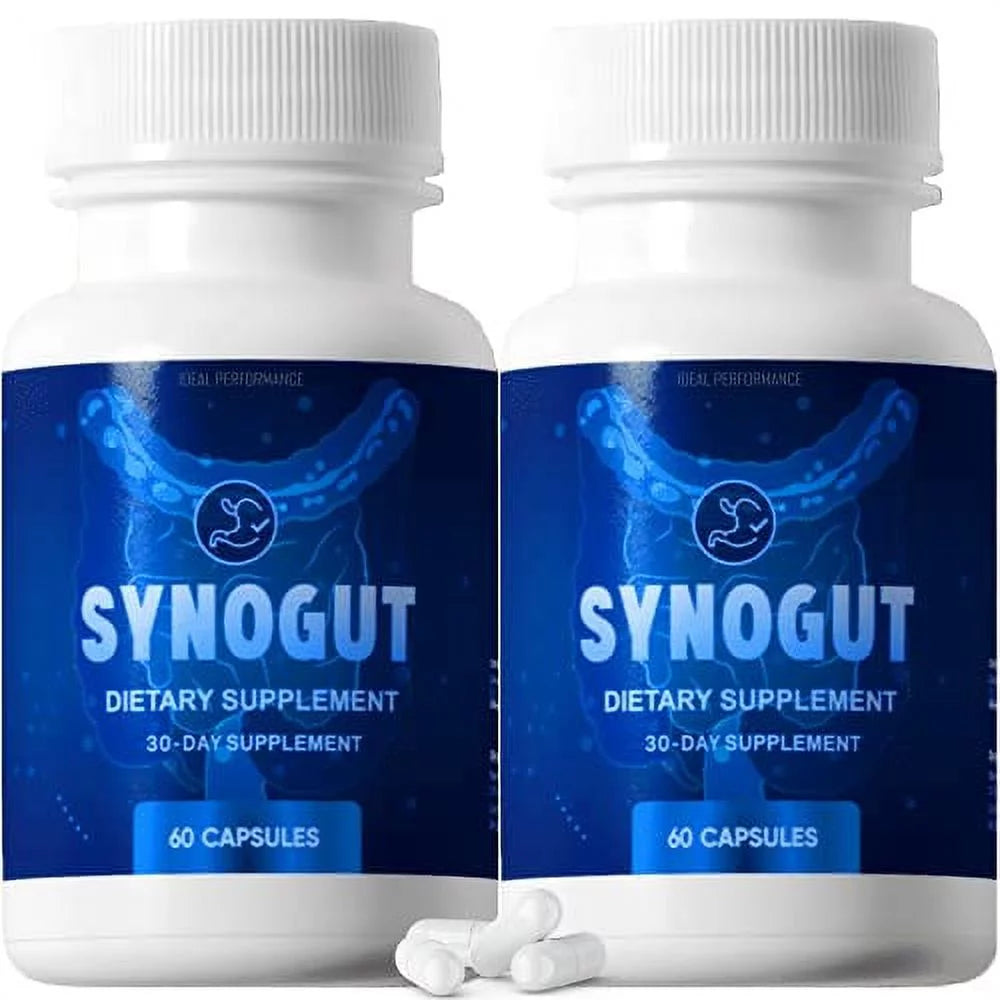 Synogut Pills Dietary Supplement for Gut Health (2 Pack   120 Capsules)