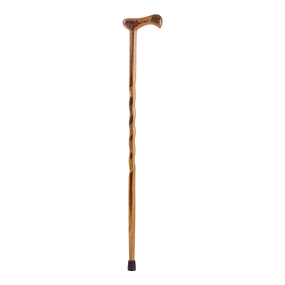 t handle cane brazos™ twisted wood 37 inch height brown