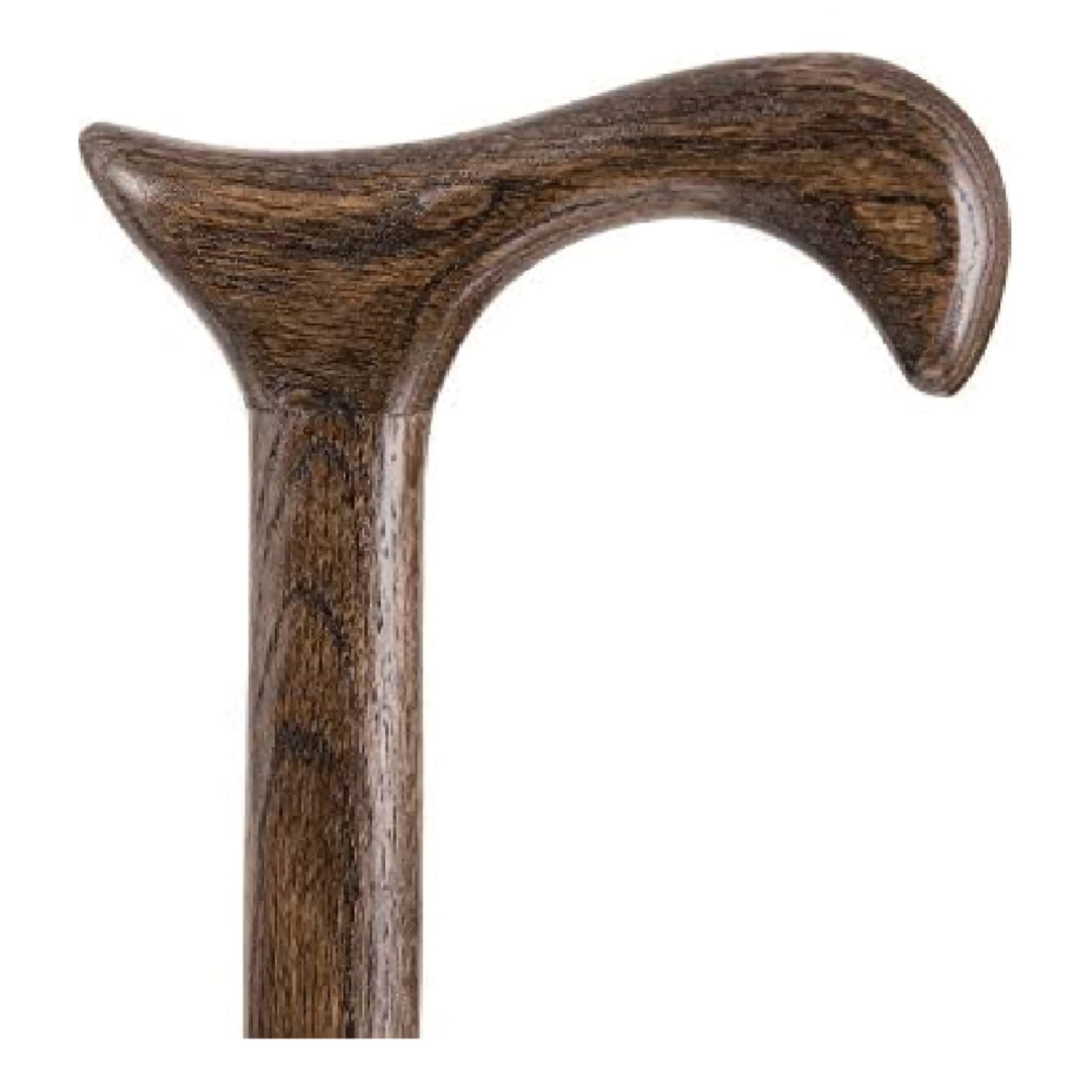 t handle cane brazos™ twisted wood 37 inch height wood grain