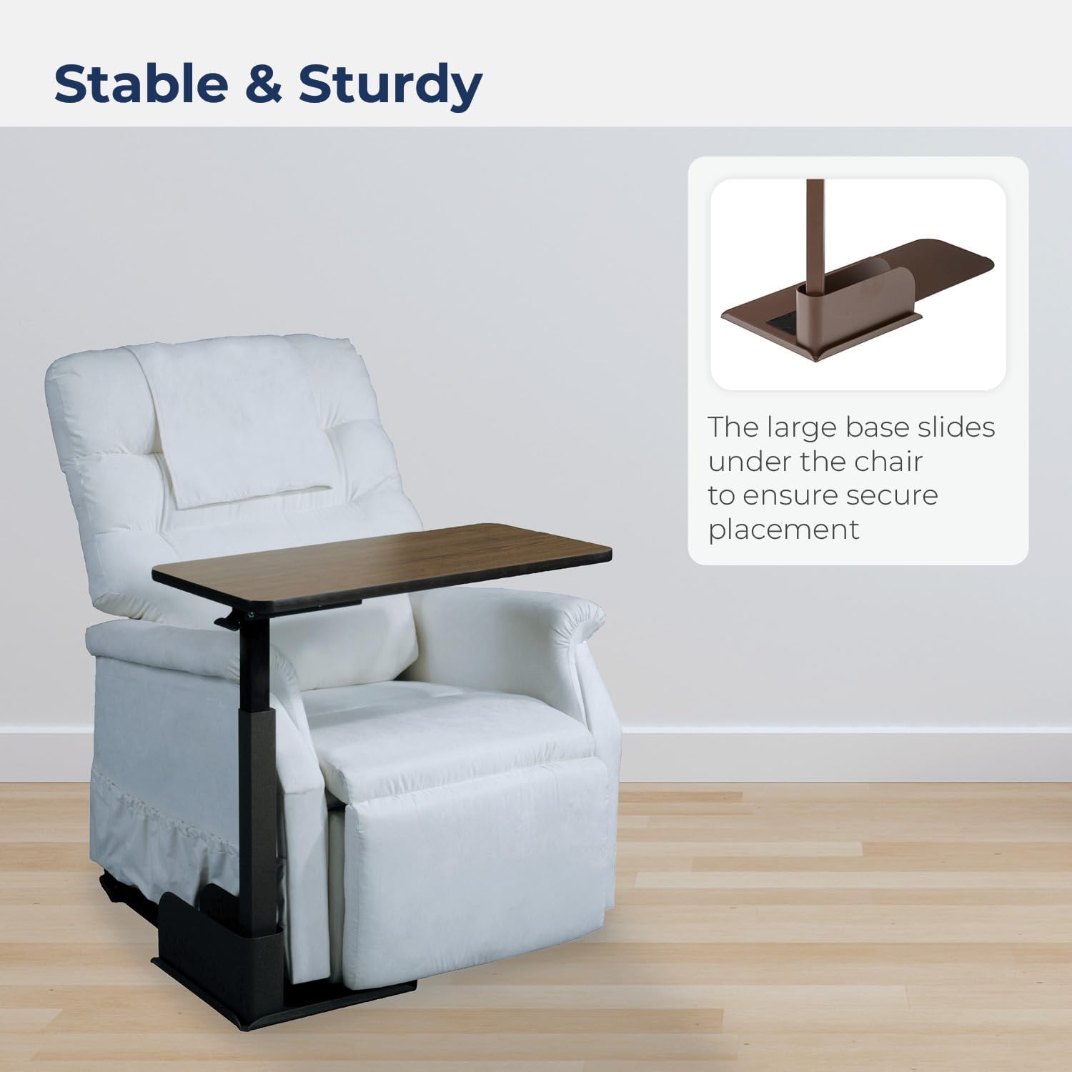 table ez for lift chair right side