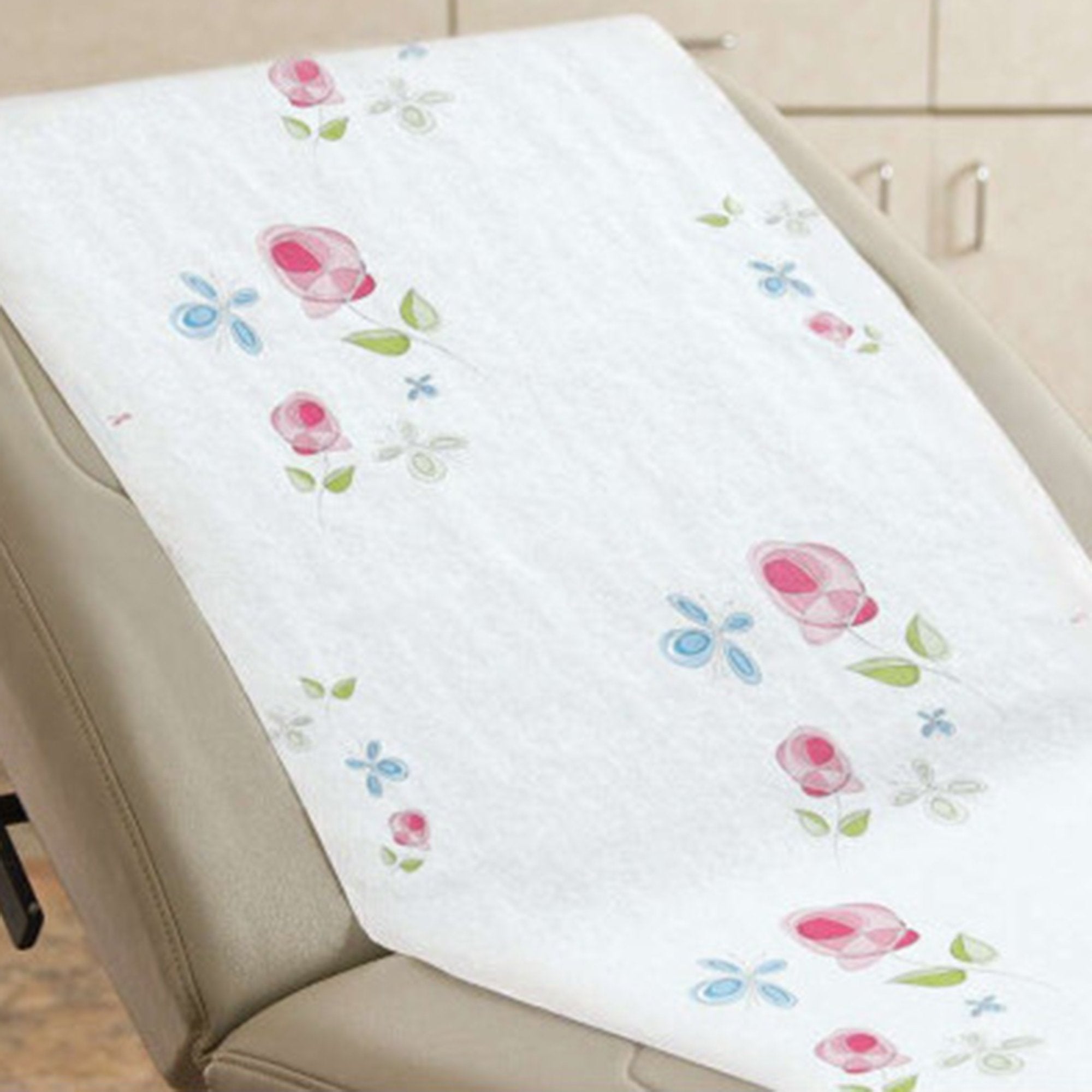 Table Paper Rose Garden 18 Inch Width 225 Foot Length Print (Roses) Smooth