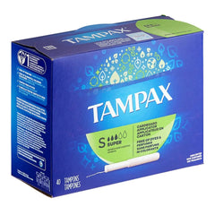 Tampon Tampax Super Absorbency Cardboard Applicator Individually Wrapped