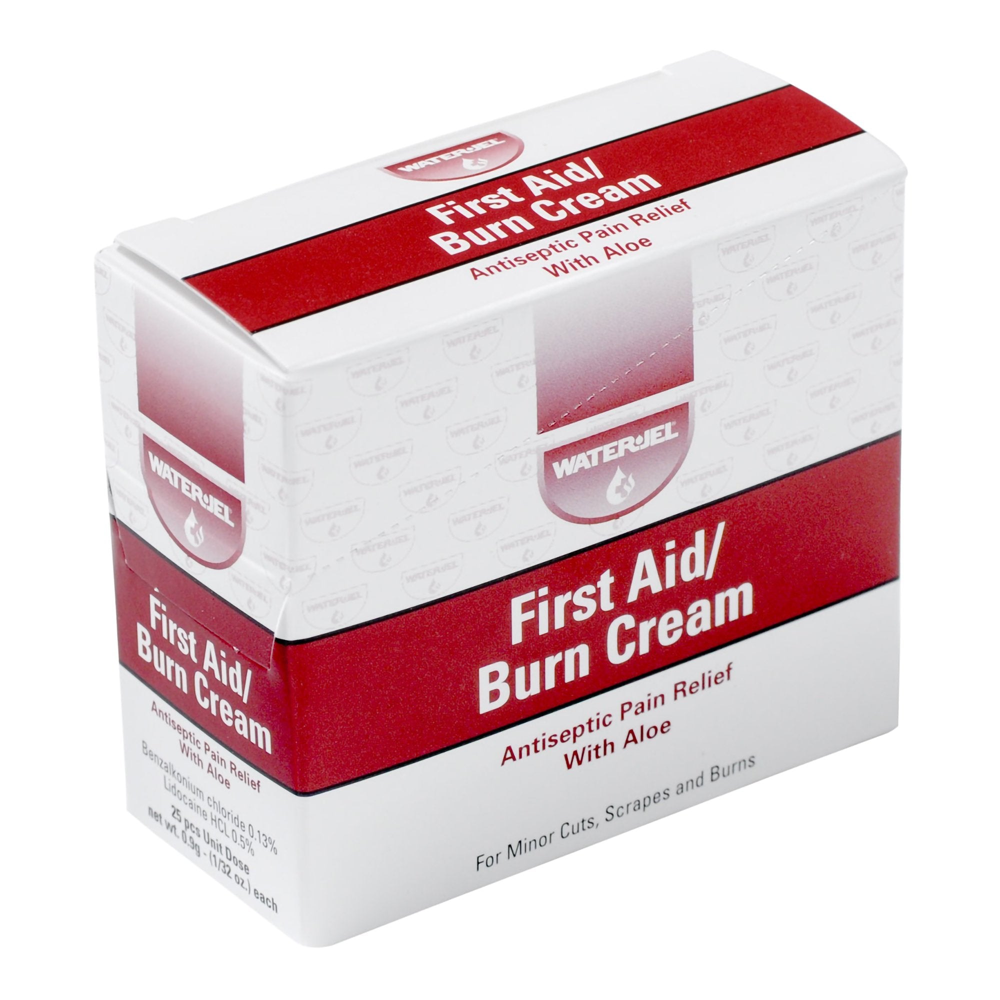 Burn Relief Water Jel Cream 0.9 Gram Individual Packet, Packaging Type- Box