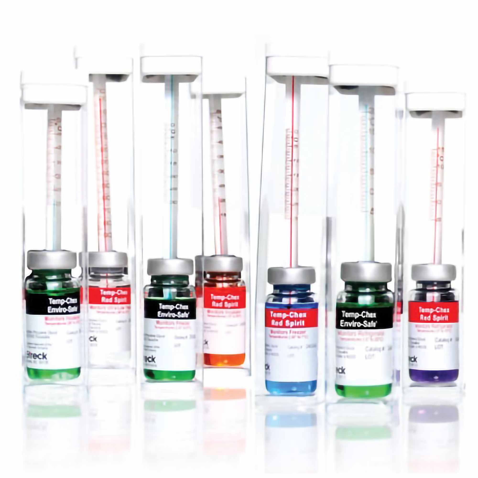 Refrigerator Thermometer Temp Chex Red Spirit Celsius  5° to +15°C Total Immersion Door / Wall Mount Does Not Require Power