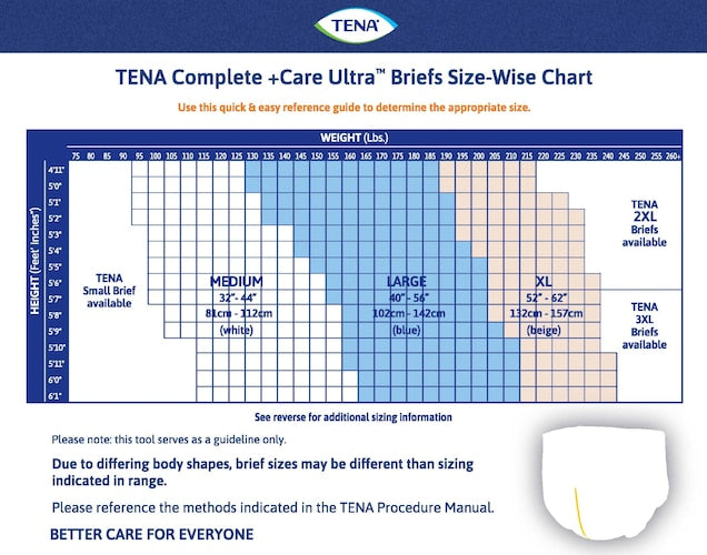 Unisex Adult Incontinence Brief TENA Complete + Care Ultra™ Large Disposable Moderate Absorbency