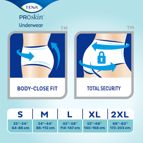 Unisex Adult Absorbent Underwear TENA ProSkin Plus Pull On with Tear Away Seams Small Disposable Moderate Absorbency, Packaging Type- Case