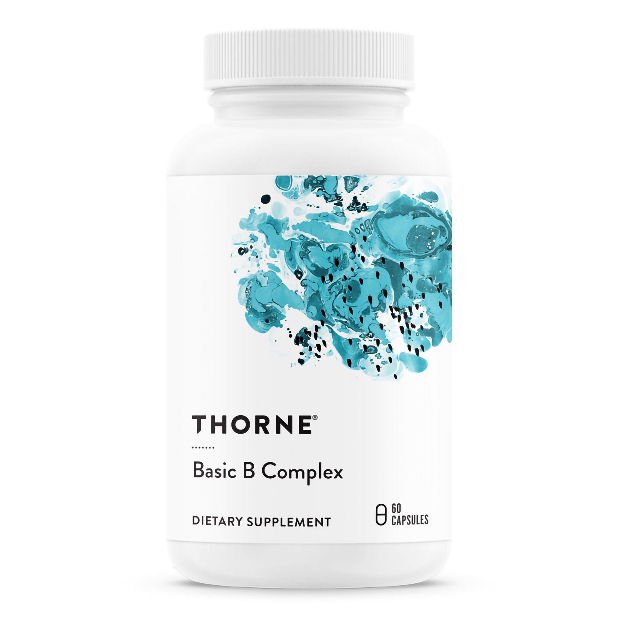 Dietary Supplement THORNE Basic B Complex Multiple Vitamins Various Strengths Capsule 60 per Bottle, Packaging Type- Case