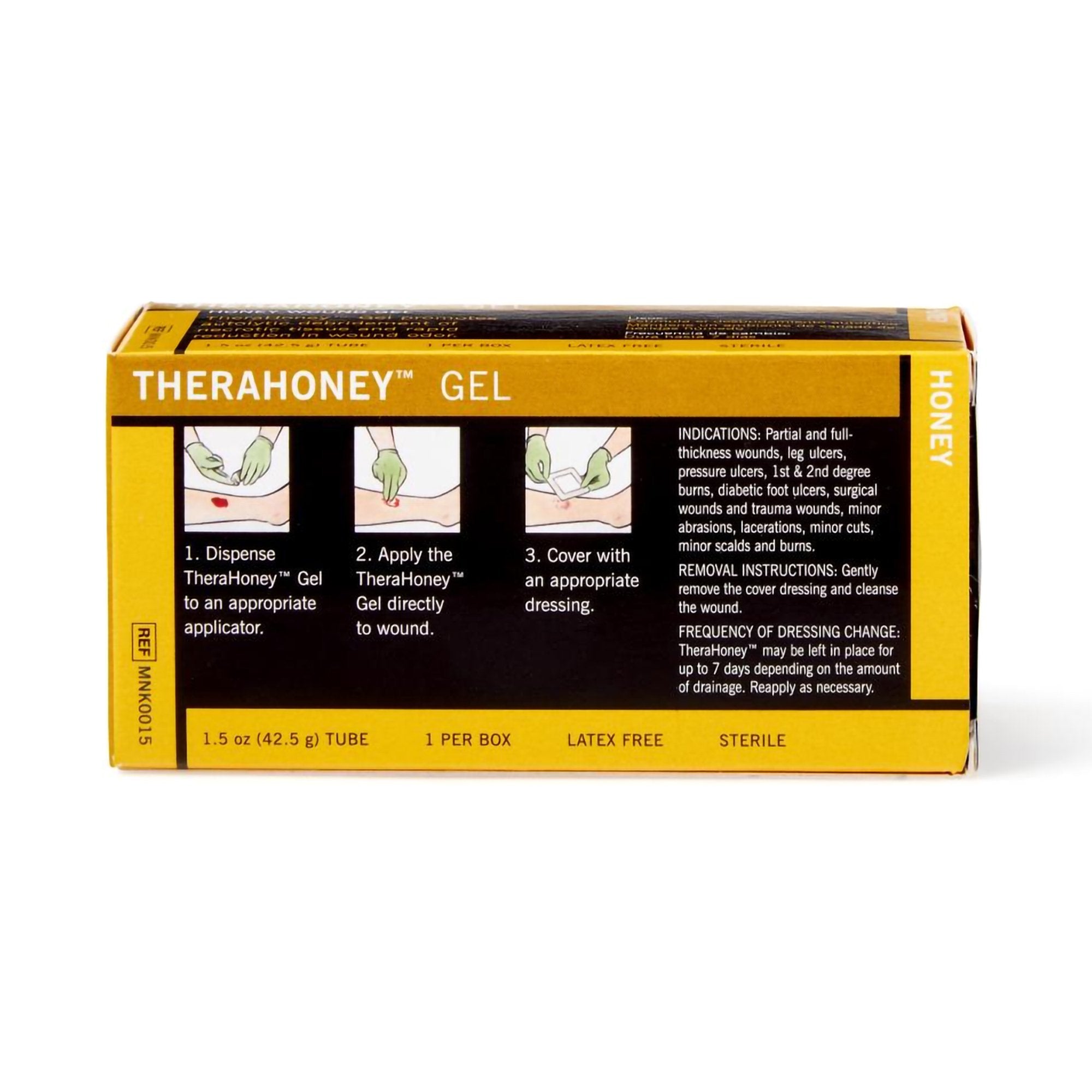 therahoney gel dressing 1 5 oz tube therahoney honey wound gel mk832742ea