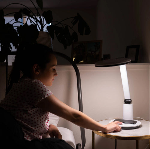 theralite halo bright light therapy lamp