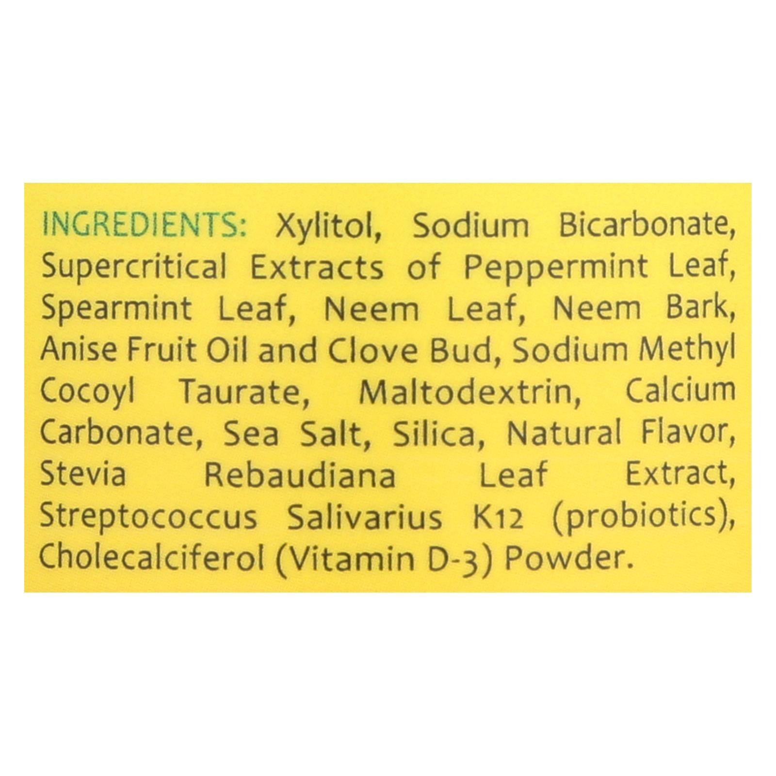 theraneem naturals gentle mint therape neem tooth gum powder 1 each 40 grm