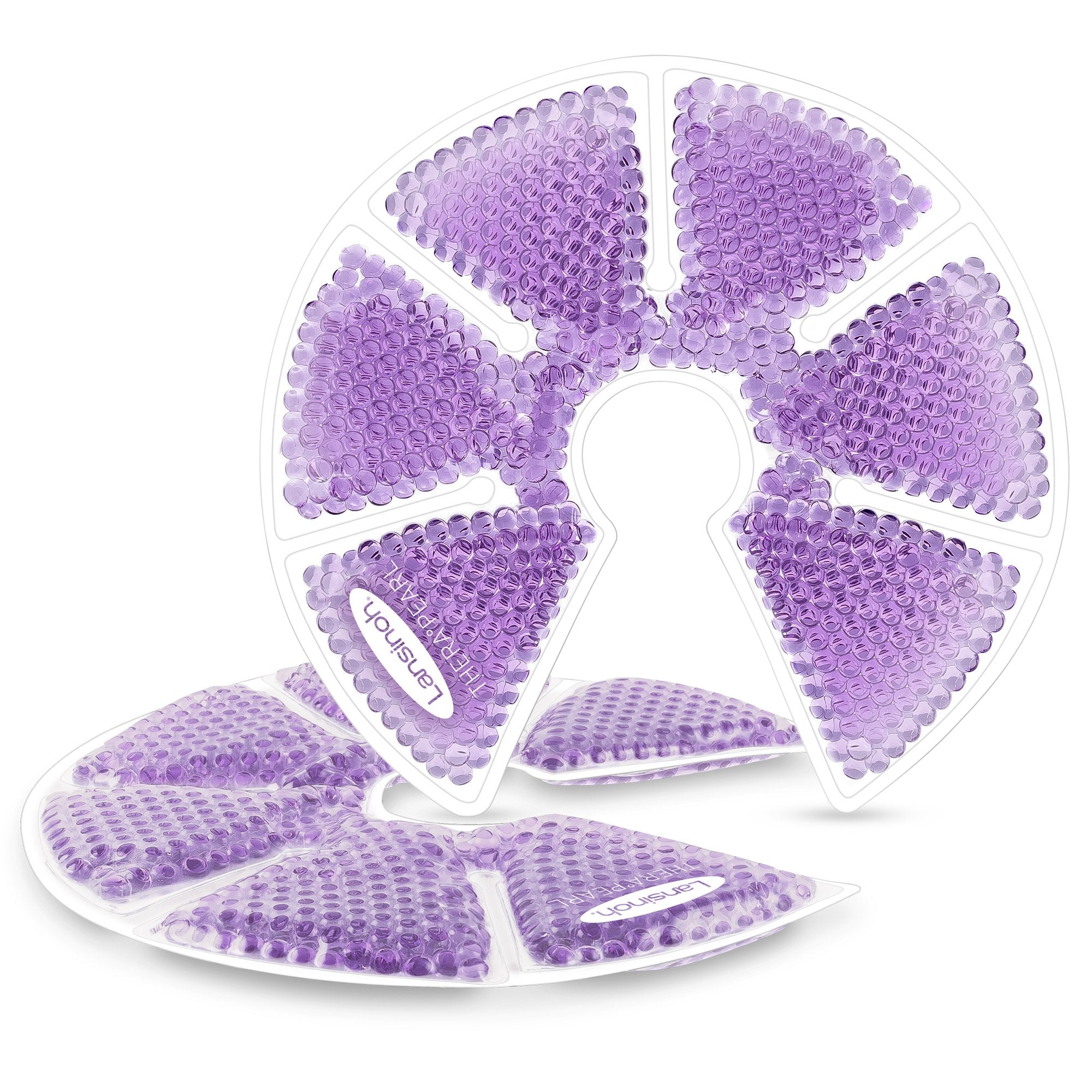 Hot / Cold Pack Lansinoh TheraPearl Breast 6 7/10 X 7 Inch Fabric / Plastic / Gel Reusable