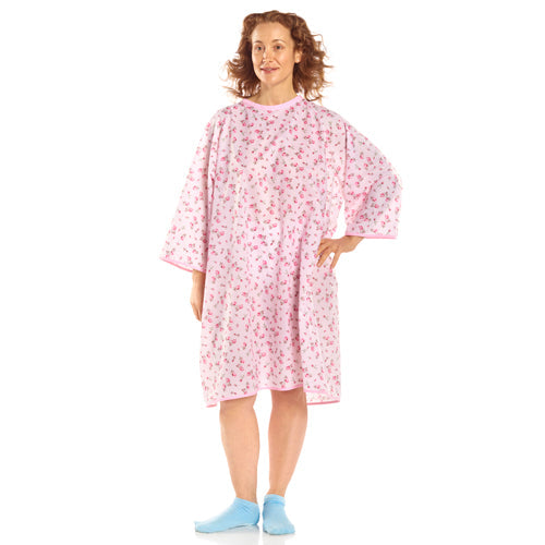 thermagown patient gown ladies print