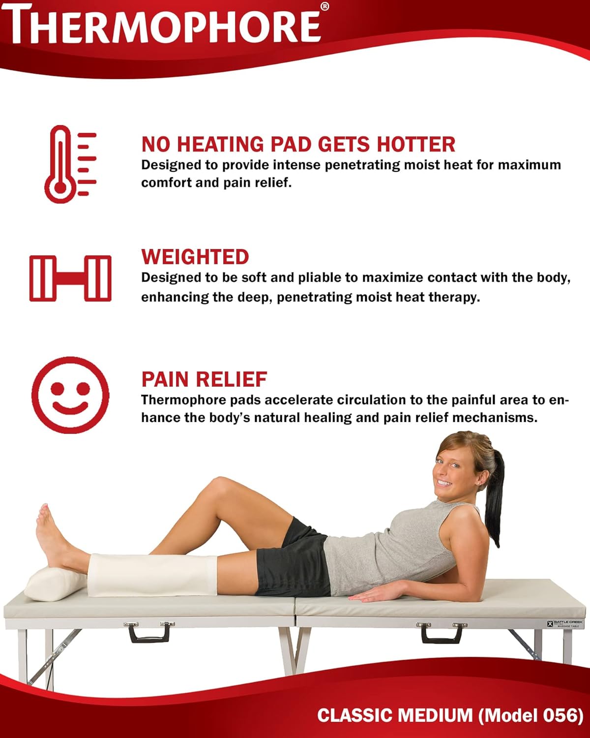 Thermophore Classic Medium (14 X 14)  Moist Heating Pad