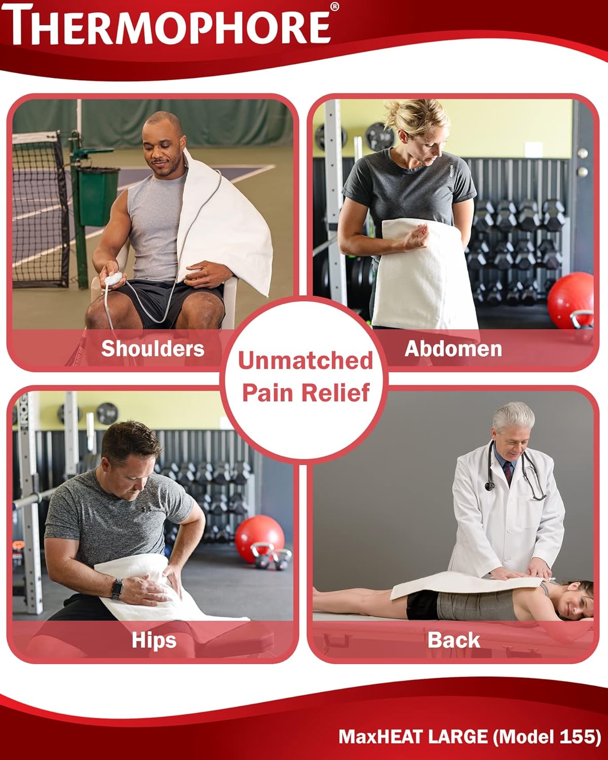 thermophore maxheat large back size 14 x27