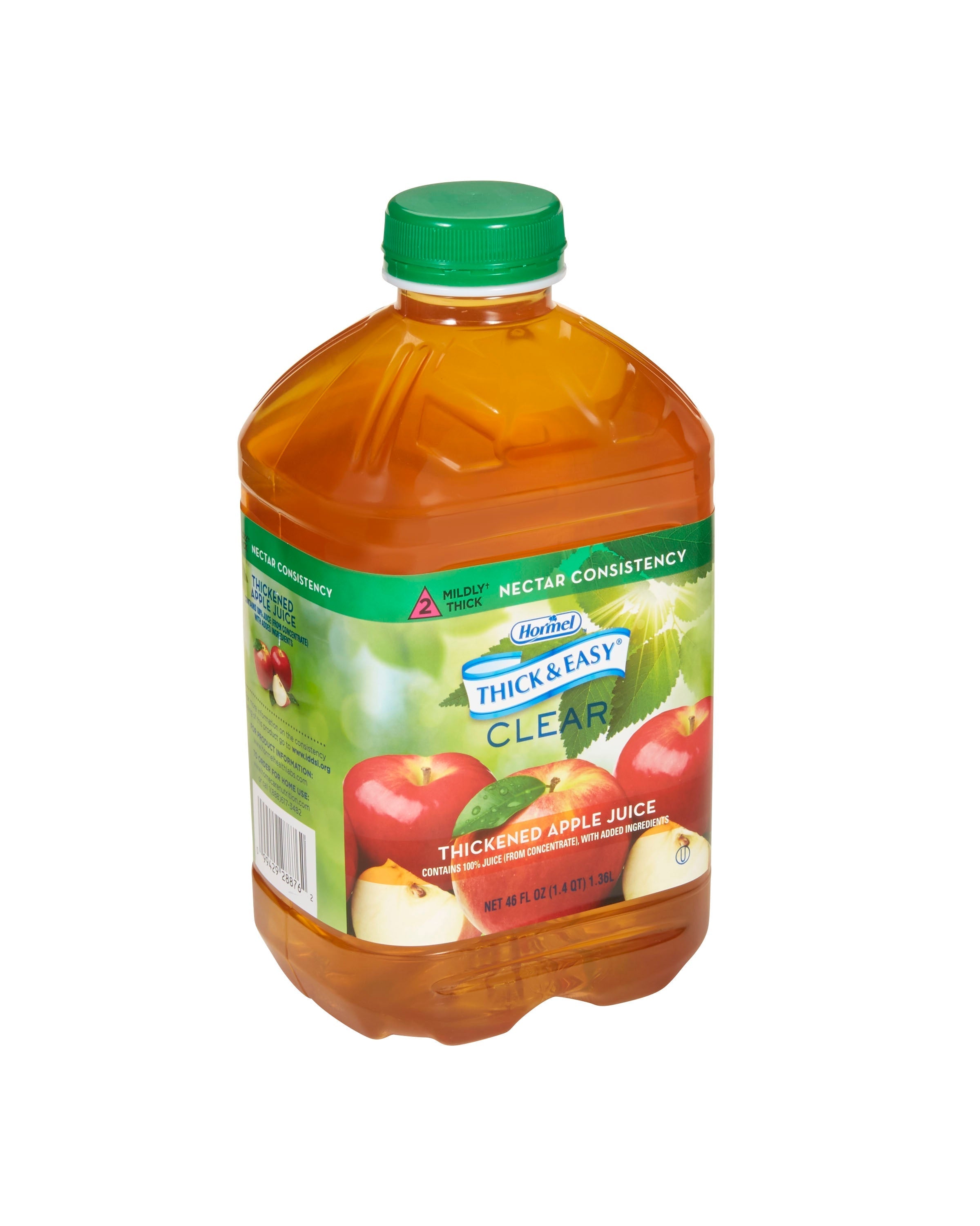 thick easy nectar consistency apple juice thickened beverage 46 ounce bottle thick easy thickened beverage mk797169ea