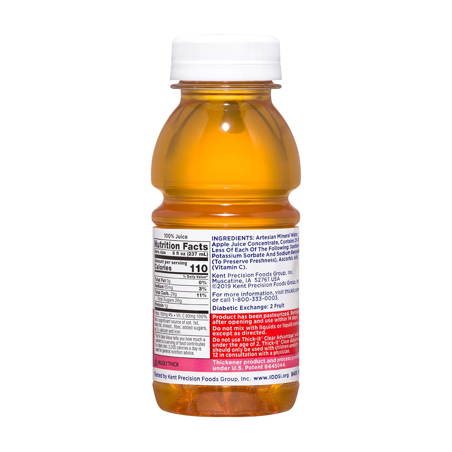thickened apple juice for swallowing support