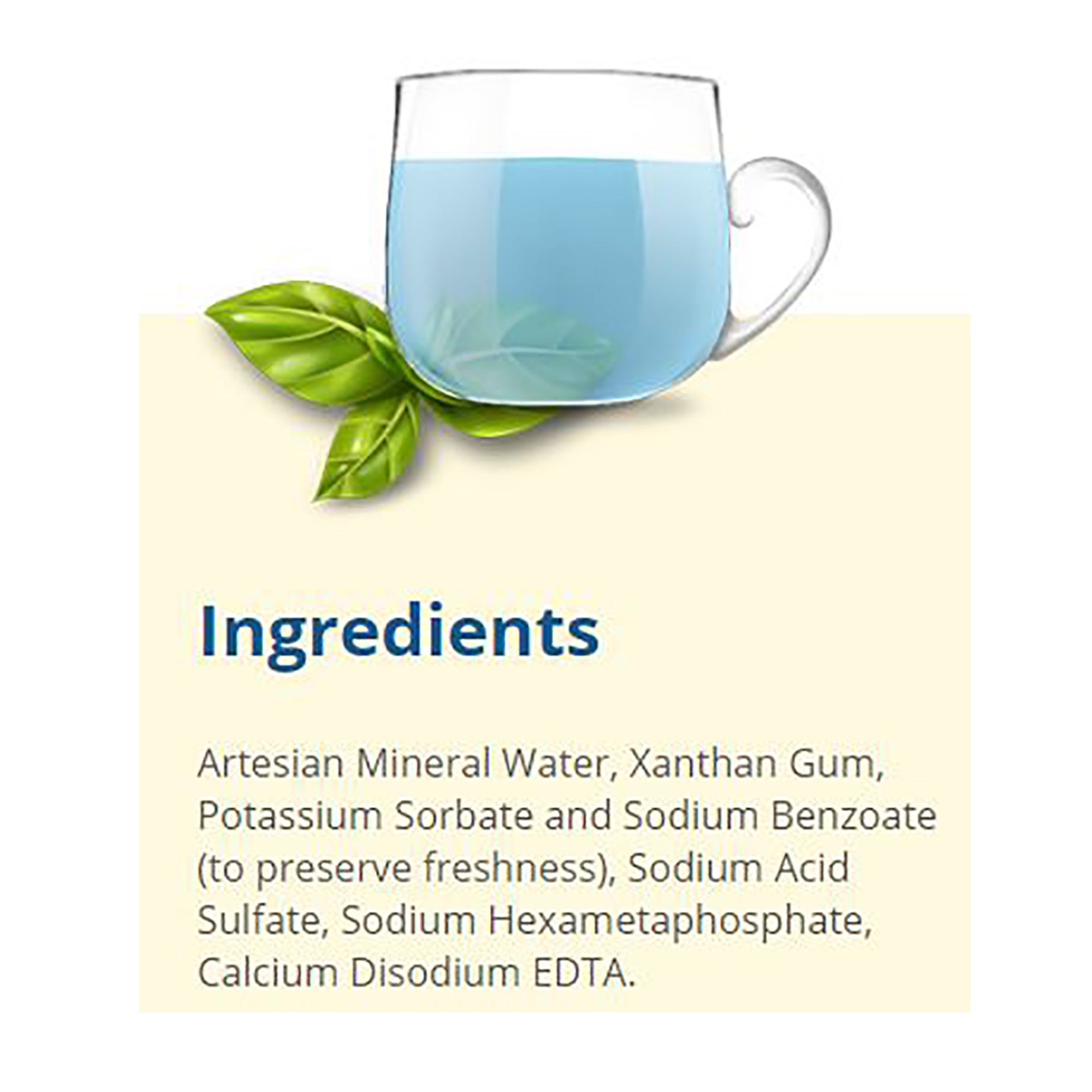 xanthan gum thickened water