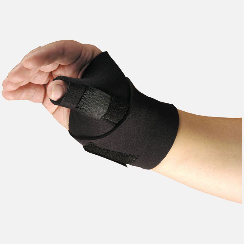 Thumb Brace Modabber Adult Regular Hook and Loop Strap Closure Left or Right Hand Black