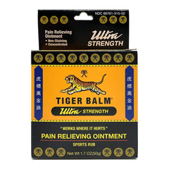 Topical Pain Relief Tiger Balm Ultra 11%   11% Strength Camphor / Menthol Ointment 50 Gram