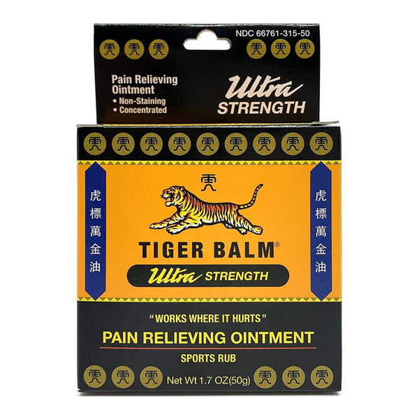 Topical Pain Relief Tiger Balm Ultra 11%   11% Strength Camphor / Menthol Ointment 50 Gram