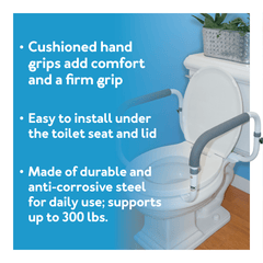 toilet support rail
