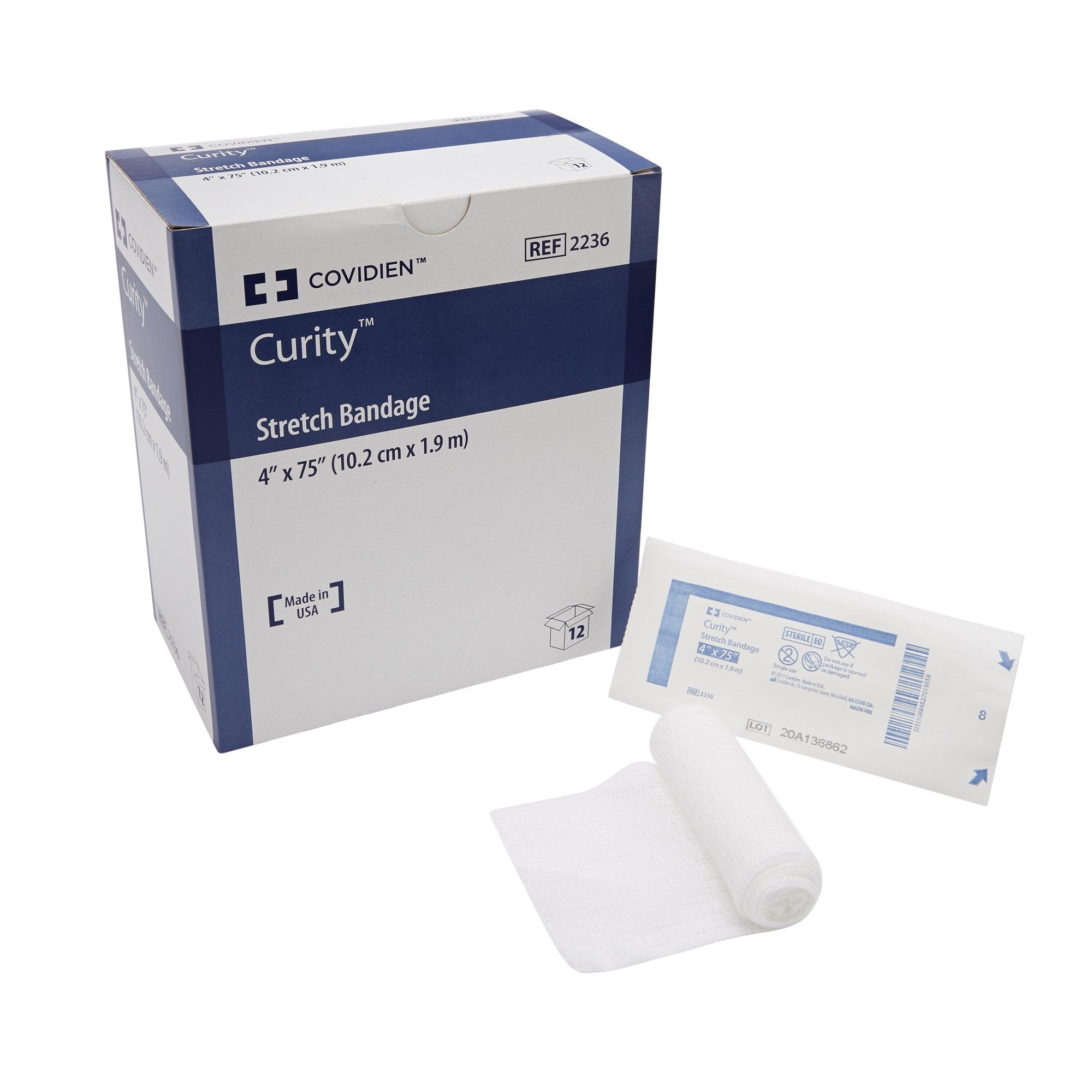 Conforming Bandage Curity™ 4 X 75 Inch 1-Ply Sterile 1 per Pack