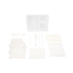 tracheostomy care kit one compartment tray