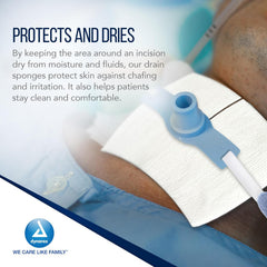 tracheostomy drain sponges non woven