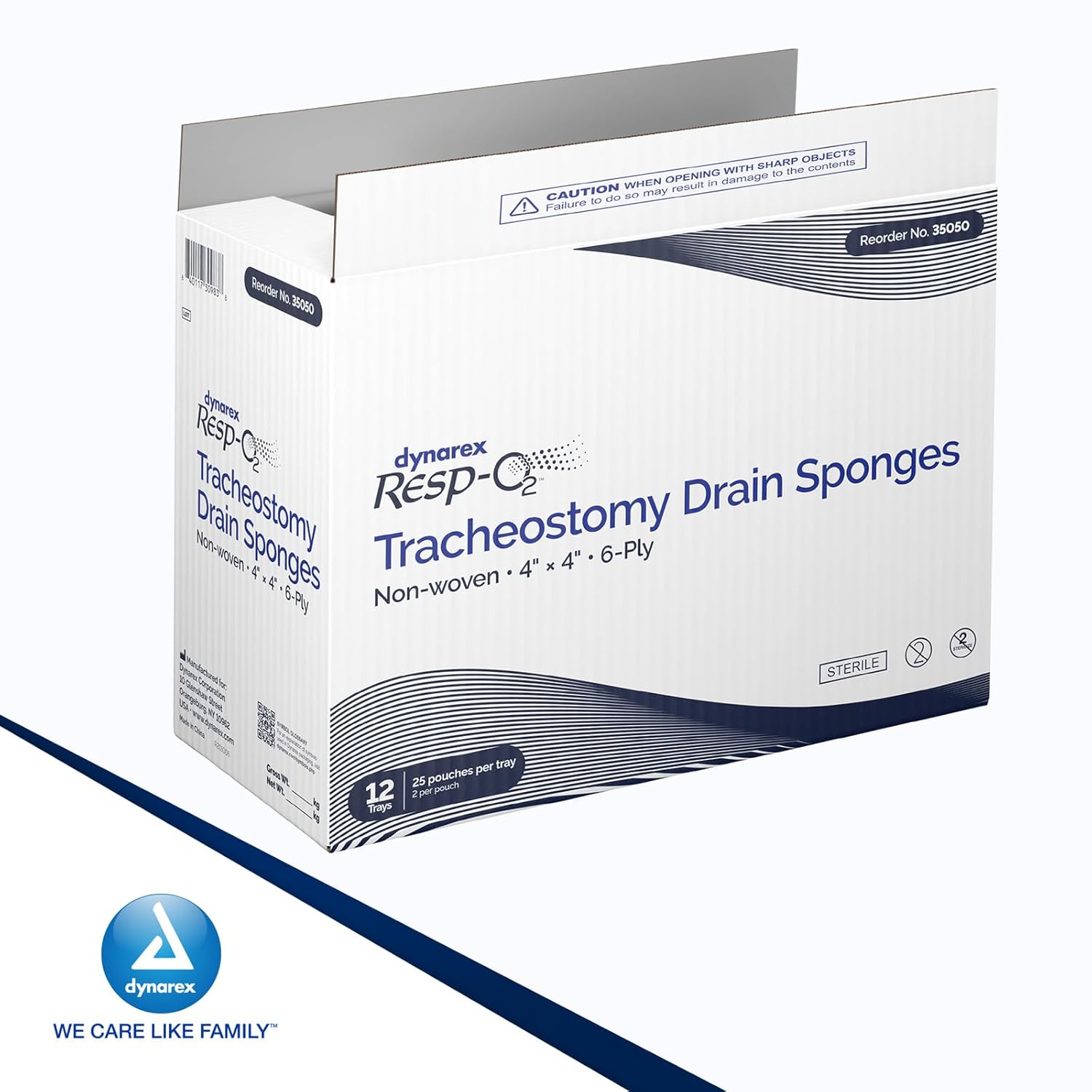 tracheostomy drain sponges non woven