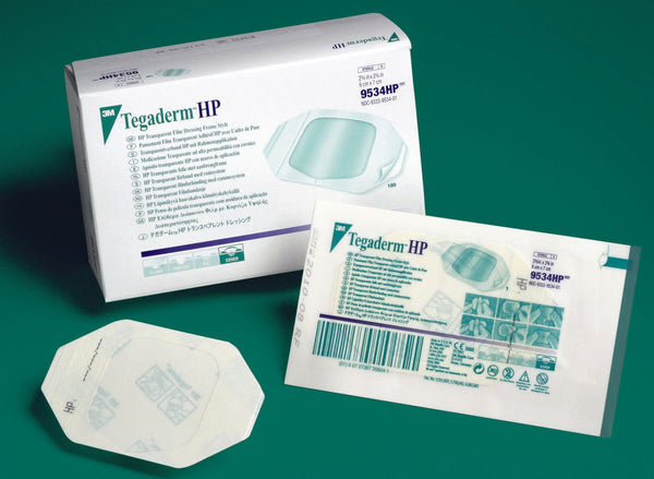 Transparent Film Dressing 3M Tegaderm HP 4 X 4 3/4 Inch Frame Style Delivery Rectangle Sterile