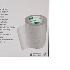 transpore surgical tape 2 x 10 yards bx 6