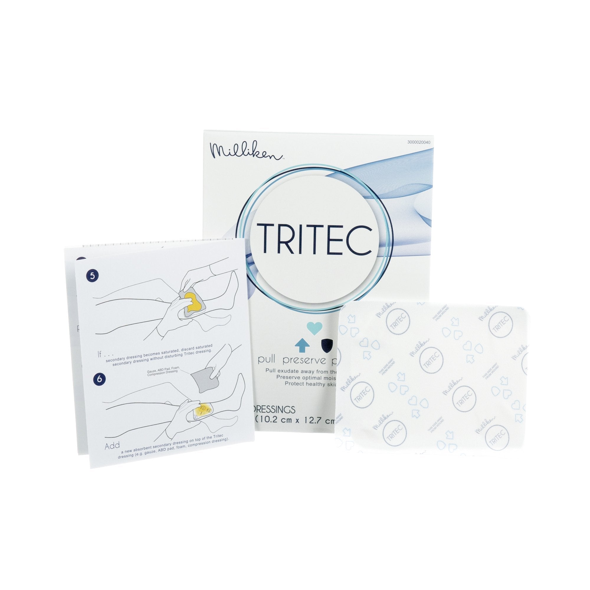 Wound Contact Layer Dressing Tritec 4 X 5 Inch Sterile