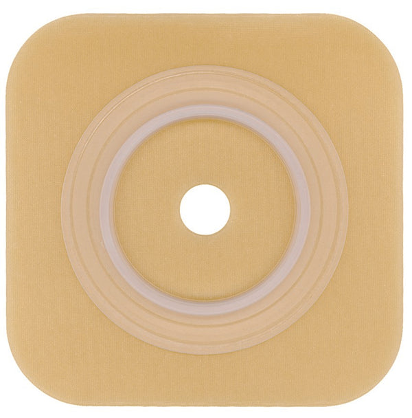 Ostomy Barrier Sur Fit Natura Trim to Fit, Extended Wear Durahesive Without Tape 57 mm Flange Sur Fit Natura System Hydrocolloid 1 3/8 to 1 3/4 Inch Opening 4 X 4 Inch