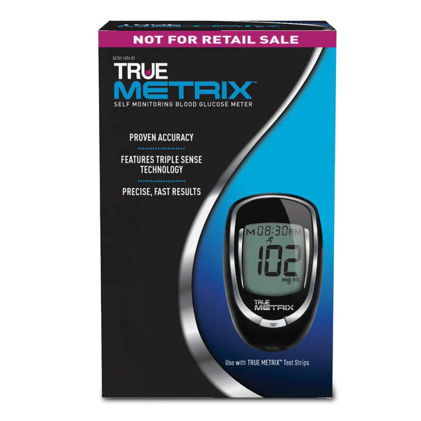 Blood Glucose Meter TRUE METRIX 4 Second Results Stores up to 500 Results