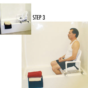 tub bather system all purpose pvc w swivel seat