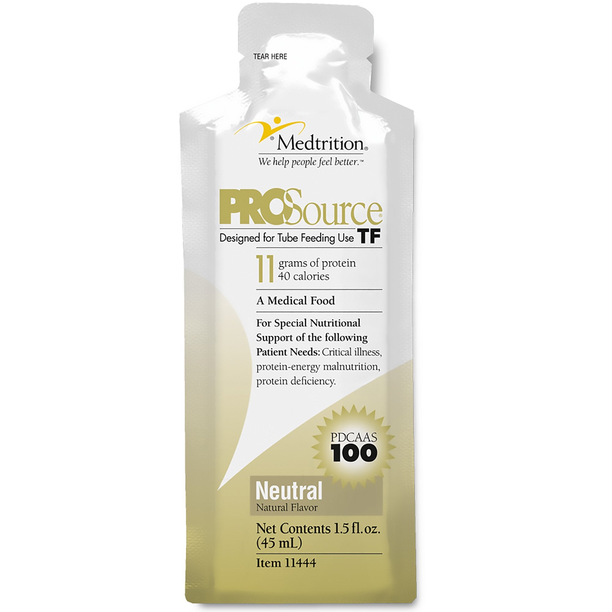 ProSource TF Unflavored Liquid Tube Feeding Formula Pouch