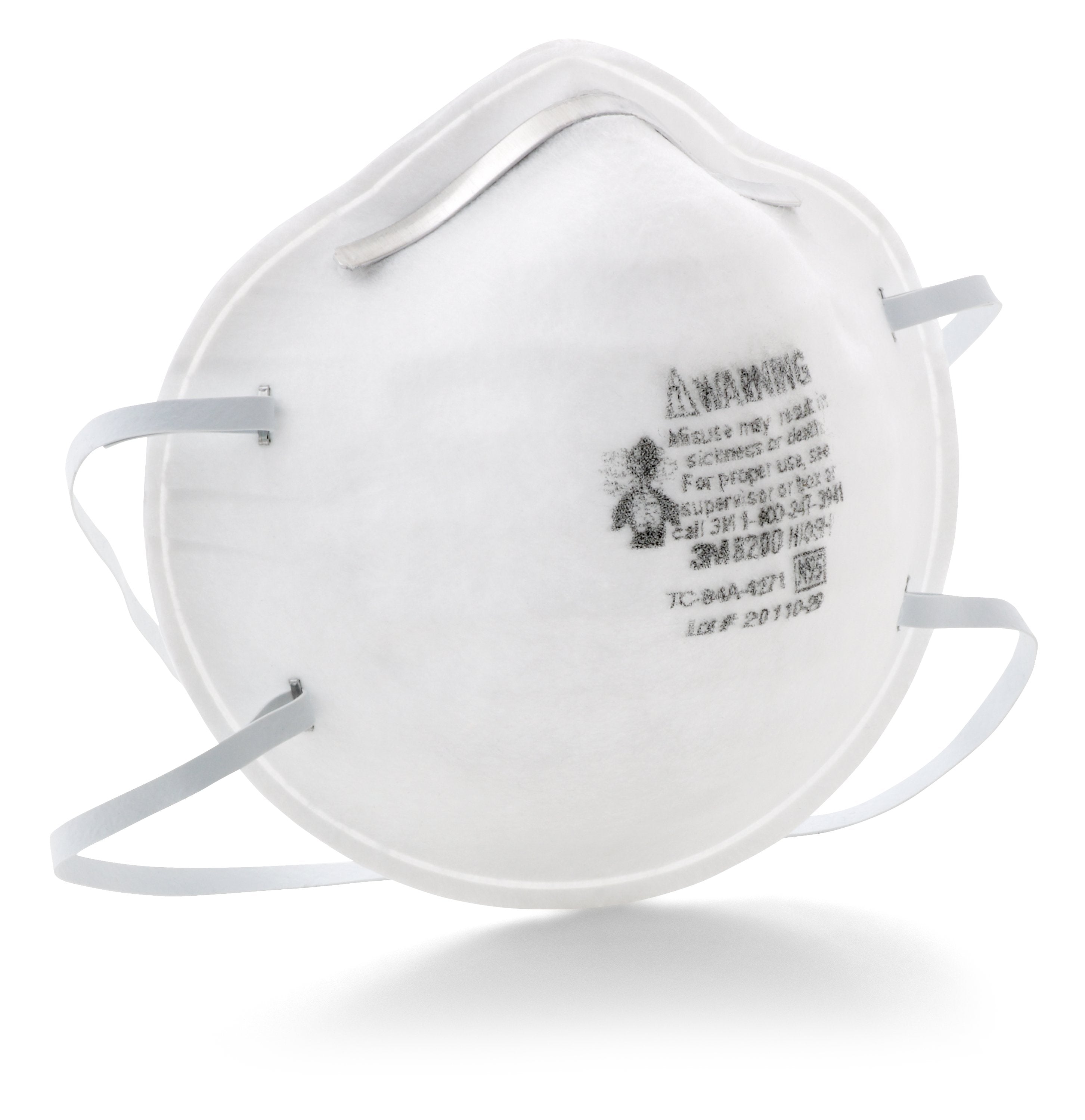 Particulate Respirator Mask 3M Industrial N95 Not Rated Elastic Strap One Size Fits Most, Packaging Type- Case