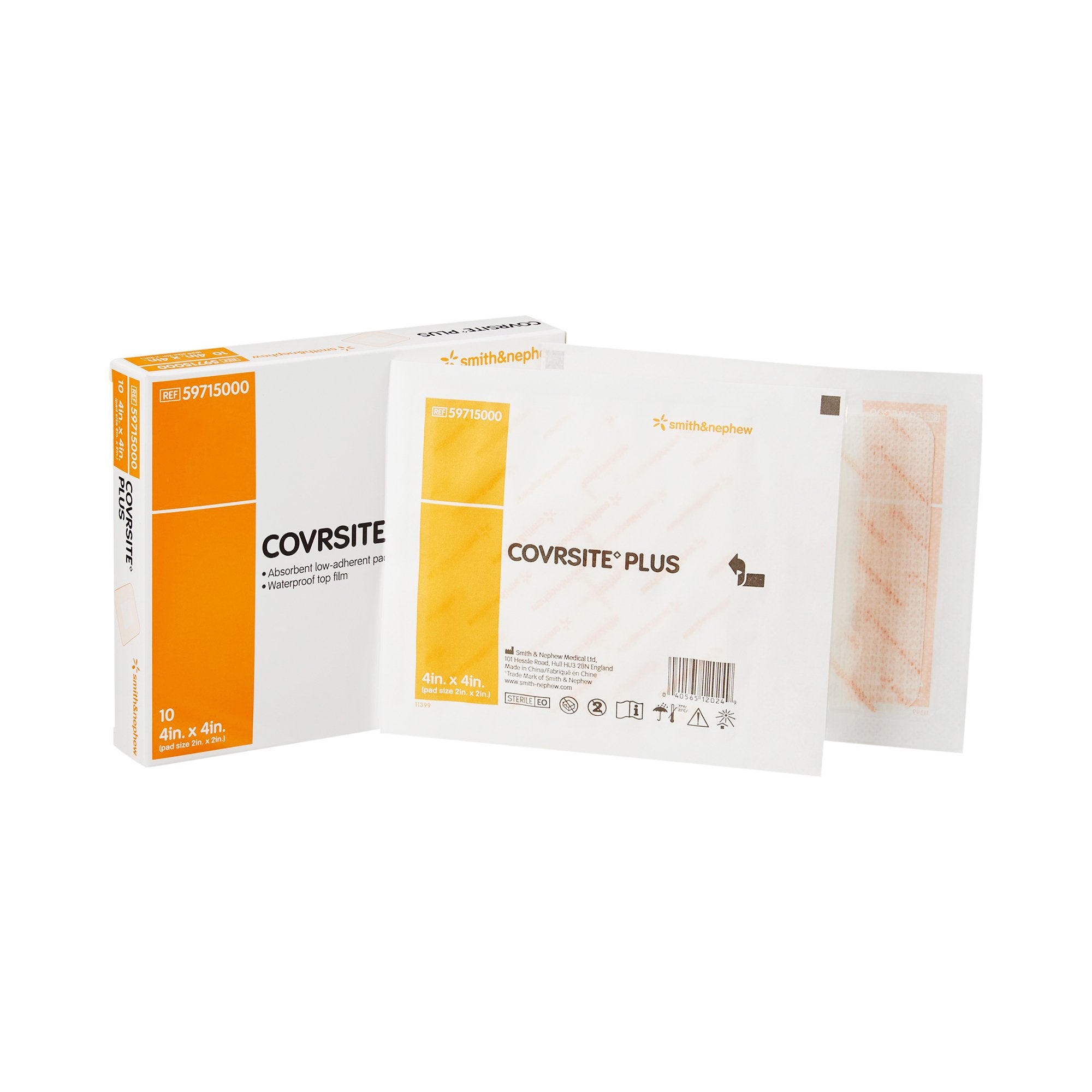 Composite Dressing COVRSITE Plus 4 X 4 Inch Square NonSterile