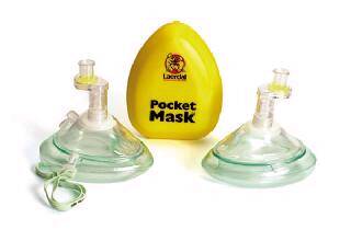 CPR Resuscitation Mask with Case Laerdal Pocket Mask