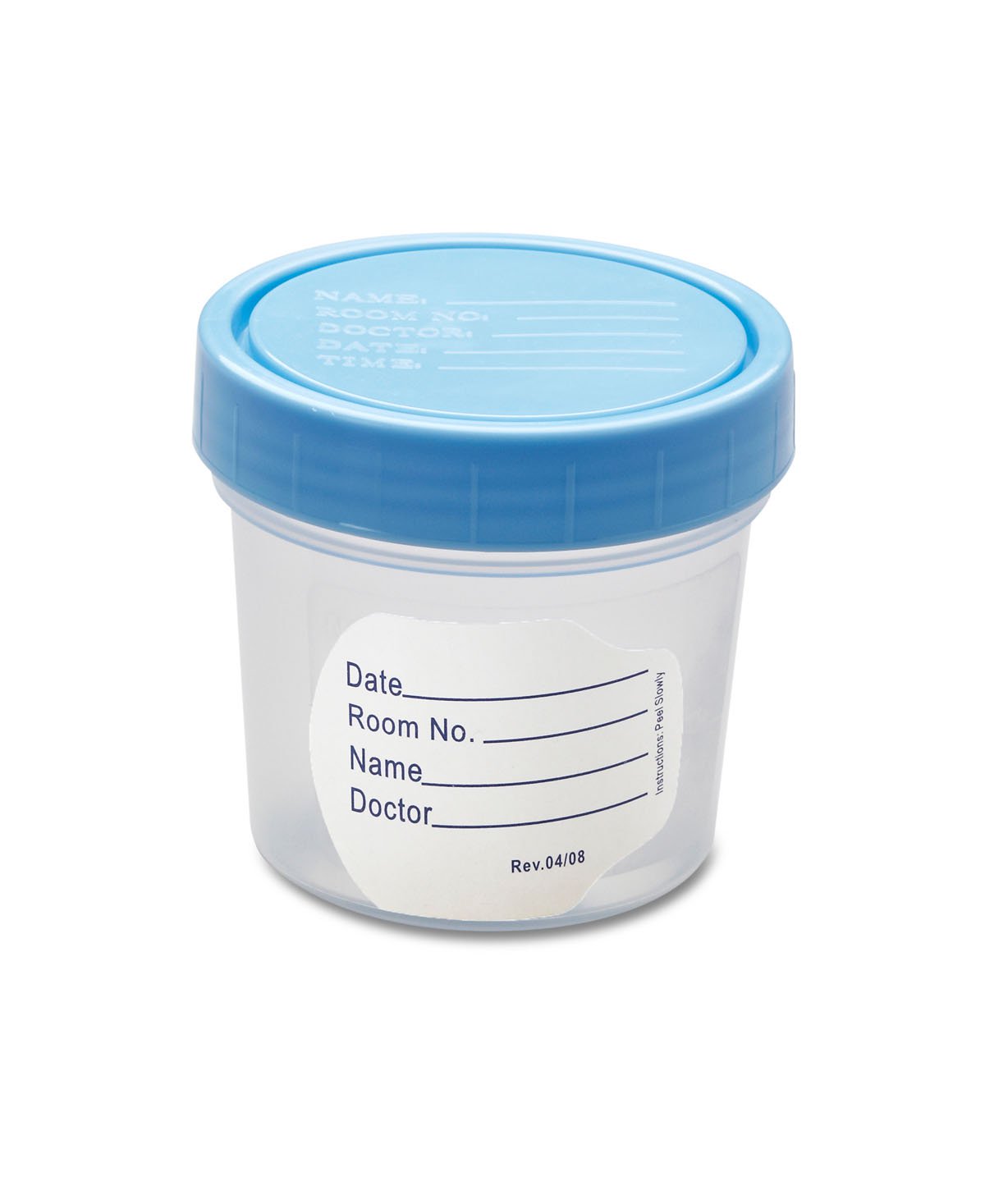 Specimen Container 120 mL (4 oz.) Screw Cap Poly Bagged Sterile / Sterile Fluid Path, Packaging Type- Case